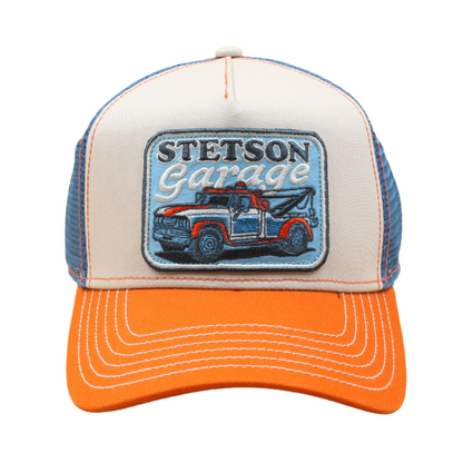 Stetson - Trucker Cap Stetson's Garage - Orange/Sand - Headz Up 
