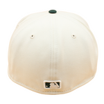 New Era - 59FIFTY Fitted Cap - Cincinatti Reds - 2-Tone - Chrome/Dark Green - Headz Up 