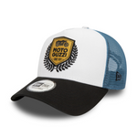 New Era - Moto Guzzi - Trucker Cap - White/Blue/Black - Headz Up 