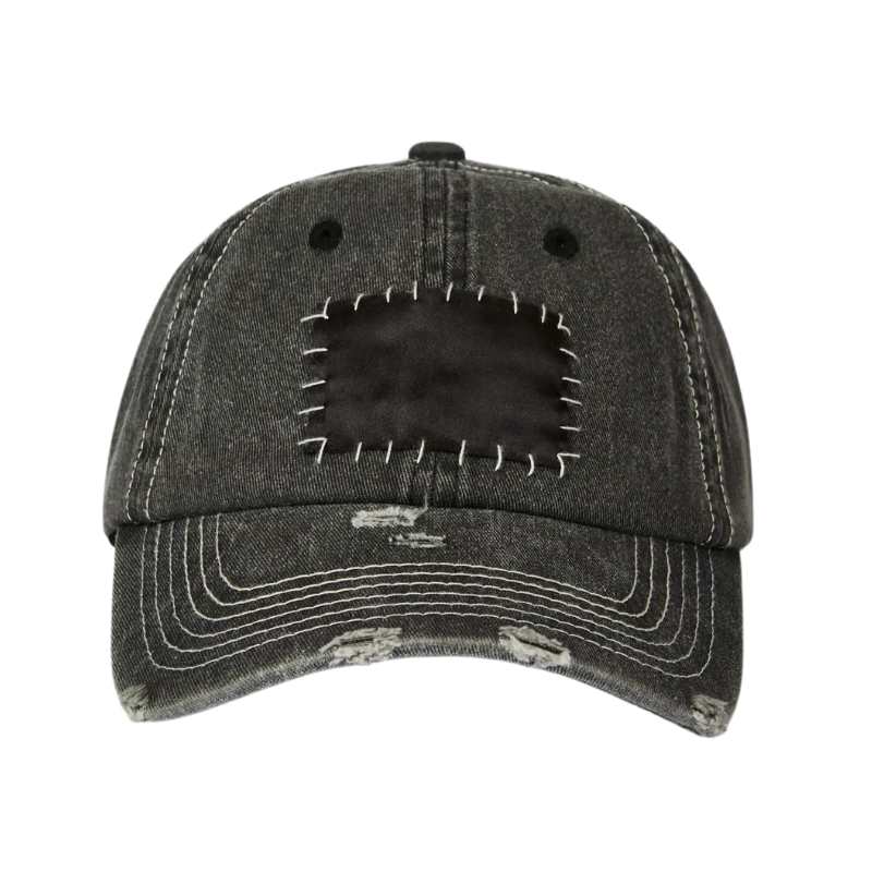 Pica Pica - PICA PICA BLANK - Dad Cap - Washed Black - Headz Up 