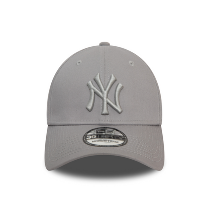 New Era - New York Yankees League Essential 39Thirty - Grey/Grey - Headz Up 