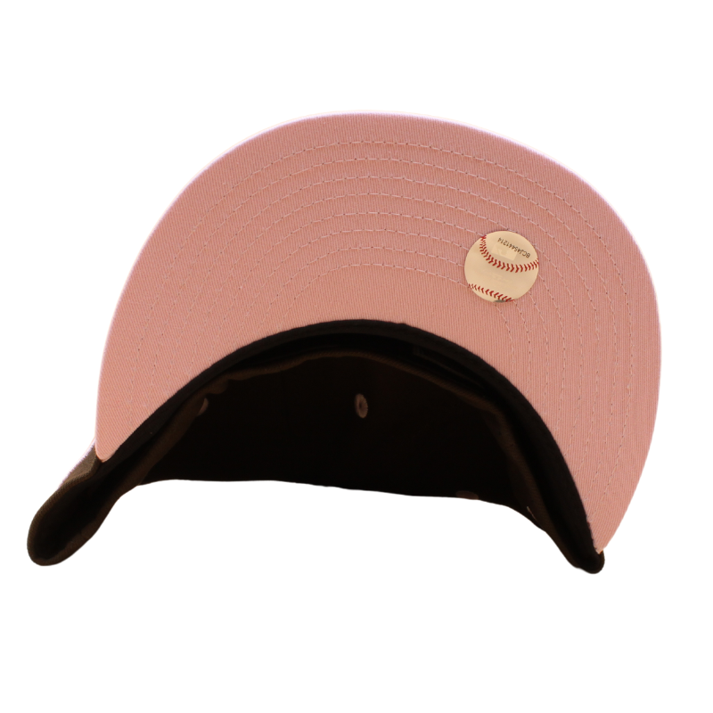 New Era - New York Yankees Cooperstown 59Fifty Fitted 100th Anniversary - Walnut/Pink - Headz Up 