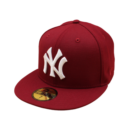 New Era - 59FIFTY Fitted Cap - New York Yankees - 50th Anninversary - Cardinal/Sky Blue UV