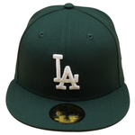 New Era - 59FIFTY Fitted - Los Angeles Dodgers - Dark Green/Grey UV - Headz Up 
