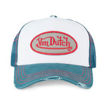 Von Dutch - Oval Patch Blue/White Trucker Cap - Headz Up 