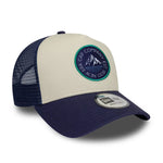 New Era - 9FORTY A-Frame Trucker Cap - NE OUTDOOR - Washed Navy - Headz Up 