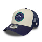 New Era - 9FORTY A-Frame Trucker Cap - NE OUTDOOR - Washed Navy - Headz Up 