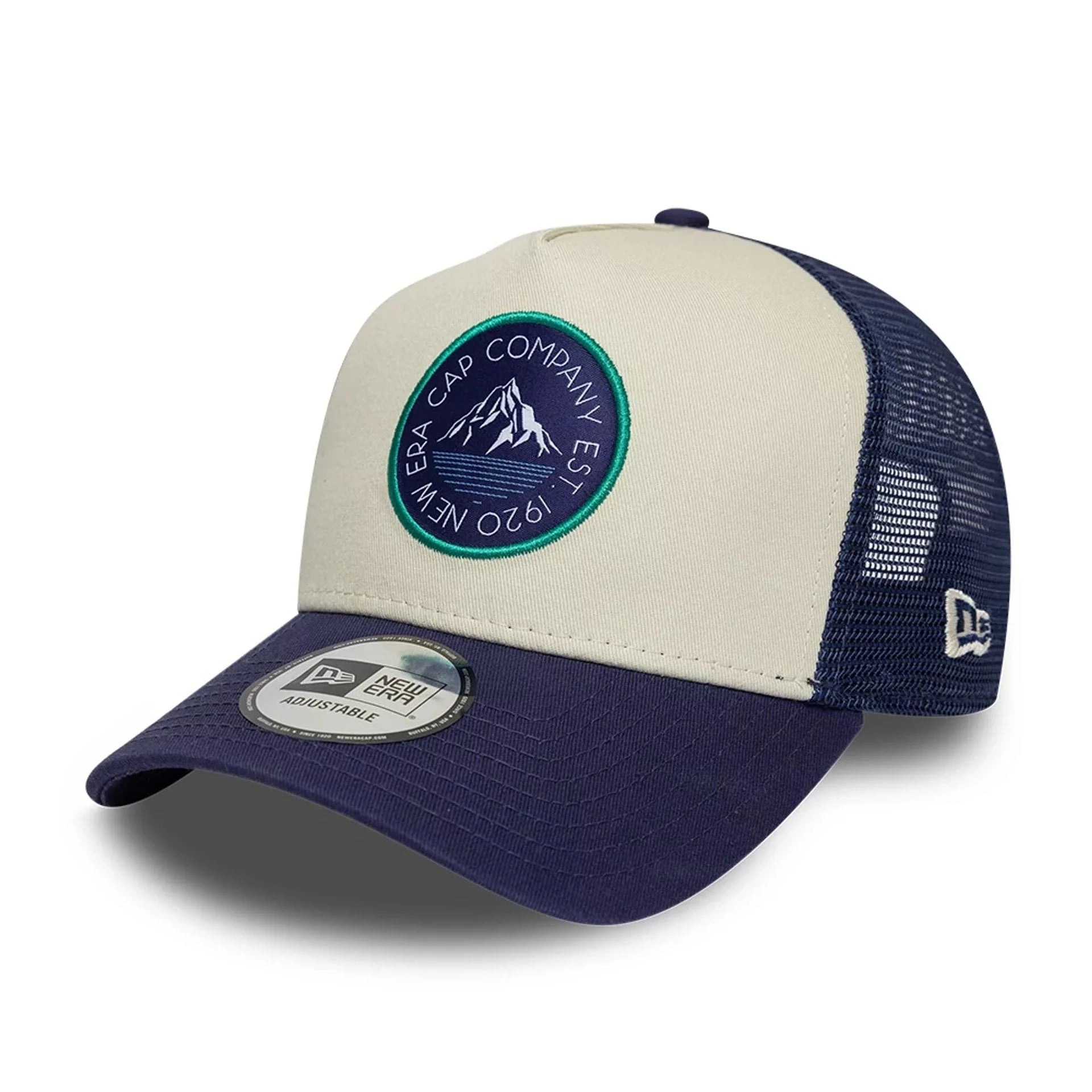 New Era - 9FORTY A-Frame Trucker Cap - NE OUTDOOR - Washed Navy - Headz Up 