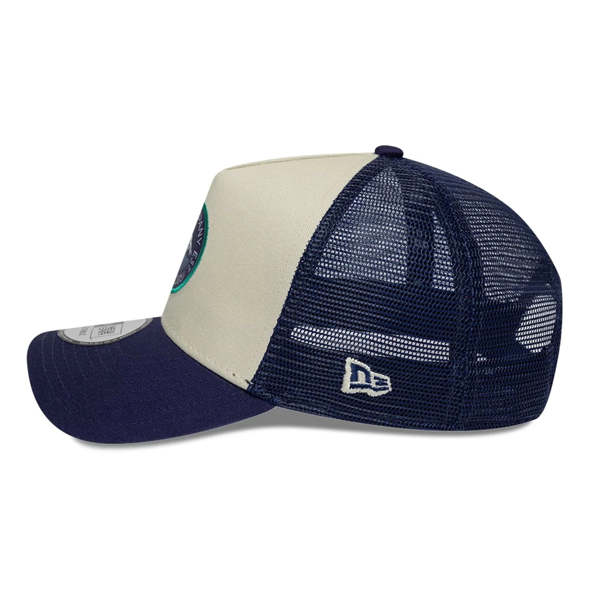 New Era - 9FORTY A-Frame Trucker Cap - NE OUTDOOR - Washed Navy - Headz Up 
