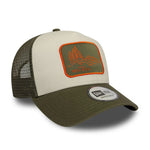 New Era - 9FORTY A-Frame Trucker Cap - NE OUTDOOR - Washed Olive - Headz Up 