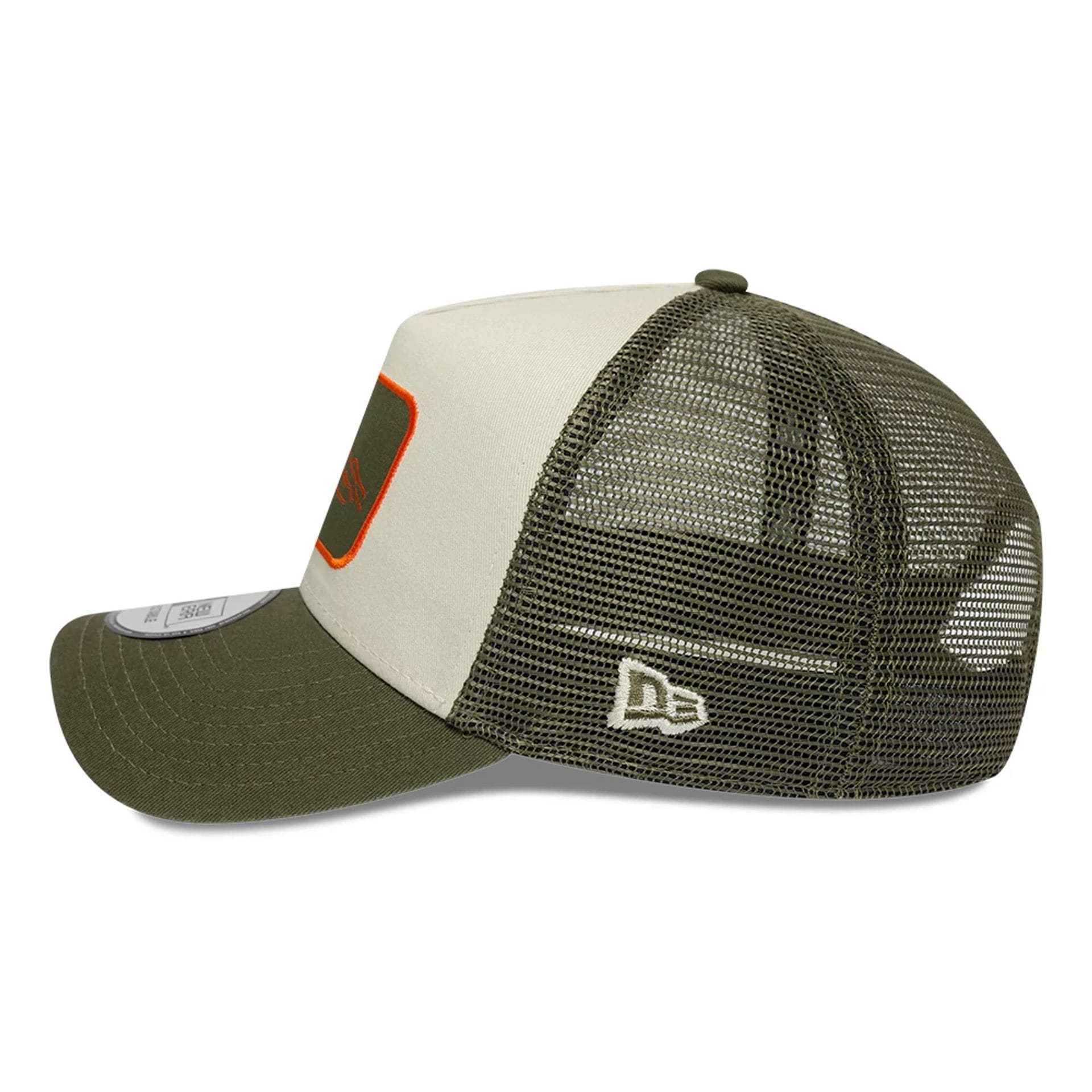 New Era - 9FORTY A-Frame Trucker Cap - NE OUTDOOR - Washed Olive - Headz Up 