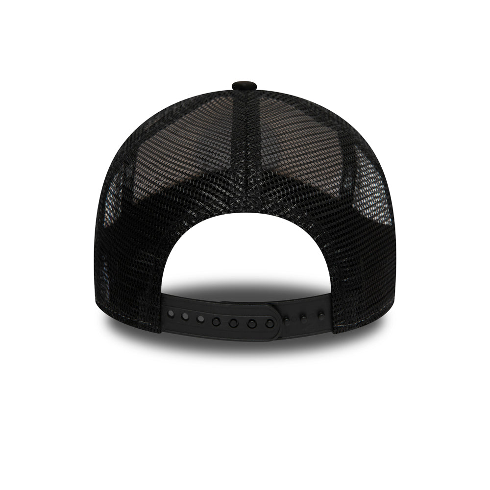 New Era - 9FORTY A-Frame Trucker Cap - NE OUTDOOR - Washed Black - Headz Up 