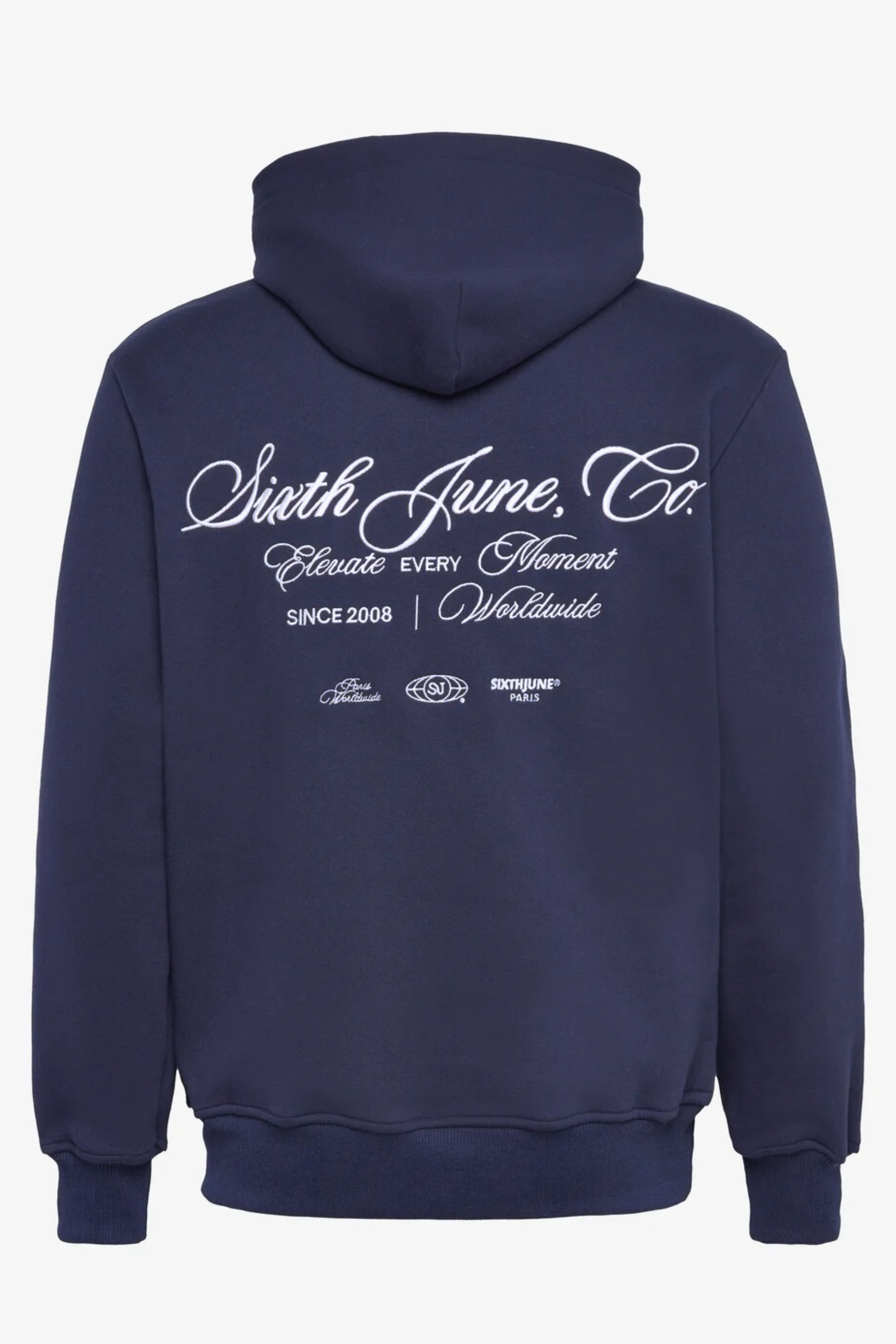 SIXTH JUNE - Elevate Embroidered Hoodie - Navy - Headz Up 