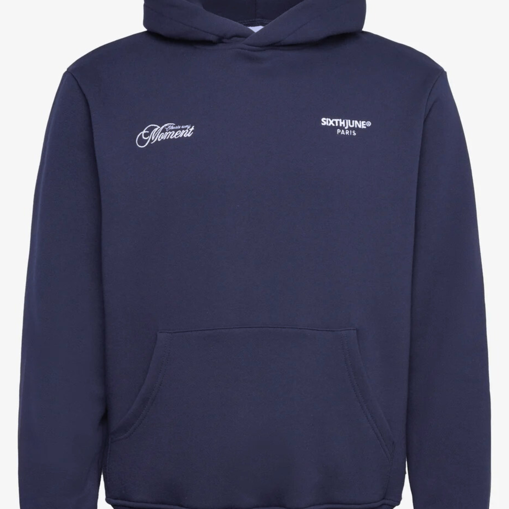 SIXTH JUNE - Elevate Embroidered Hoodie - Navy - Headz Up 