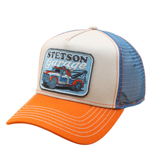 Stetson - Trucker Cap Stetson's Garage - Orange/Sand - Headz Up 
