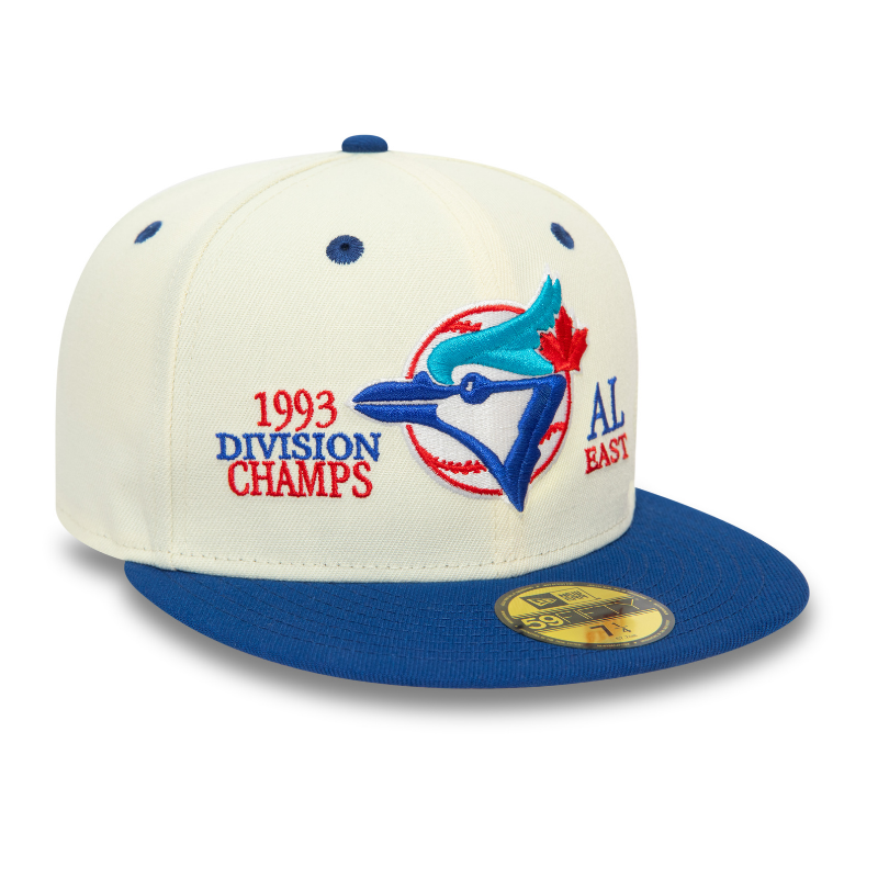 New Era - Toronto Blue Jays MLB 93 Division Champs 59Fifty Fitted - Chrome White - Headz Up 