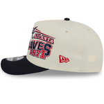 New Era - 9FIFTY A-Frame Snapback - Classics - Atlanta Braves - Chrome/Navy - Headz Up 