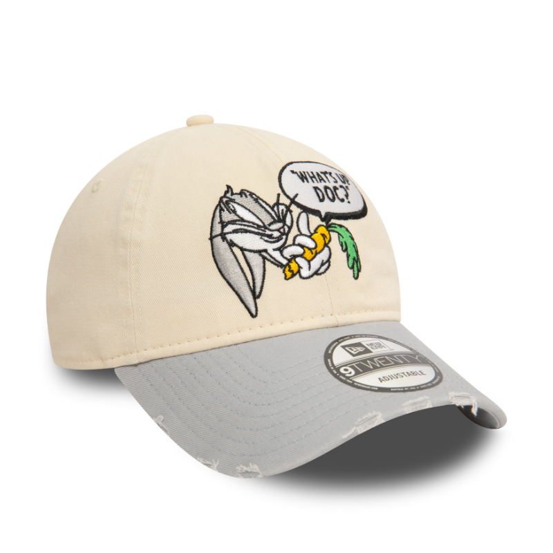 New Era - 9Twenty Adjustable Cap - WB Bugs Bunny -  Washed Stone/Grey - Headz Up 