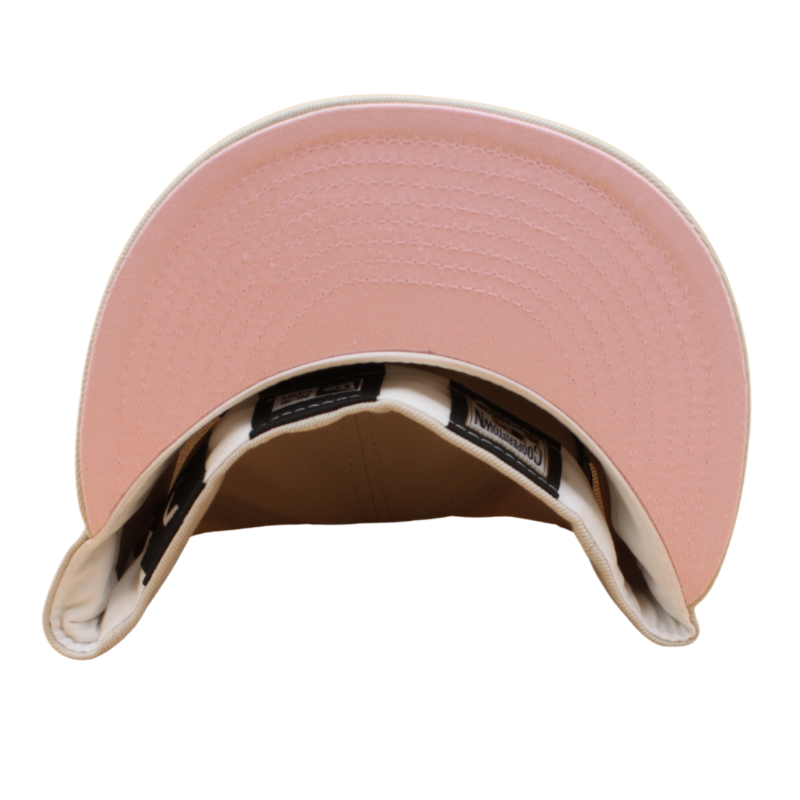 New Era - 59FIFTY - Oakland Atletics Cooperstown - 50Th Anniversary - Stone/Pink UV - Headz Up 