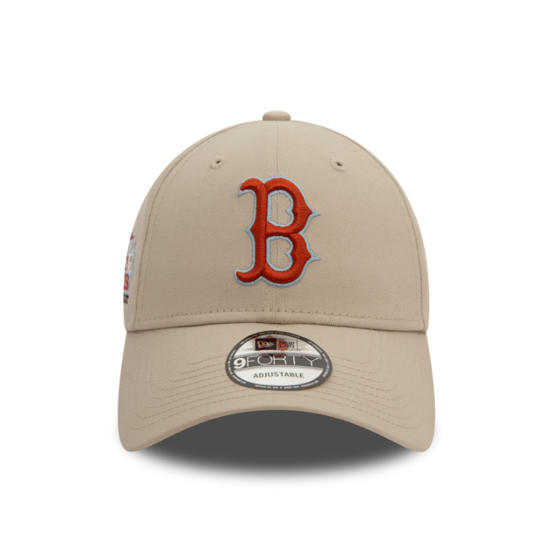 New Era - MLB Patch Boston Red Sox - 9forty Baseball Cap - Stone - Headz Up 