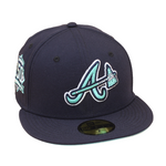 New Era - Atlanta Braves Cooperstown 59Fifty Fitted 150 Anniversary - Navy - Headz Up 