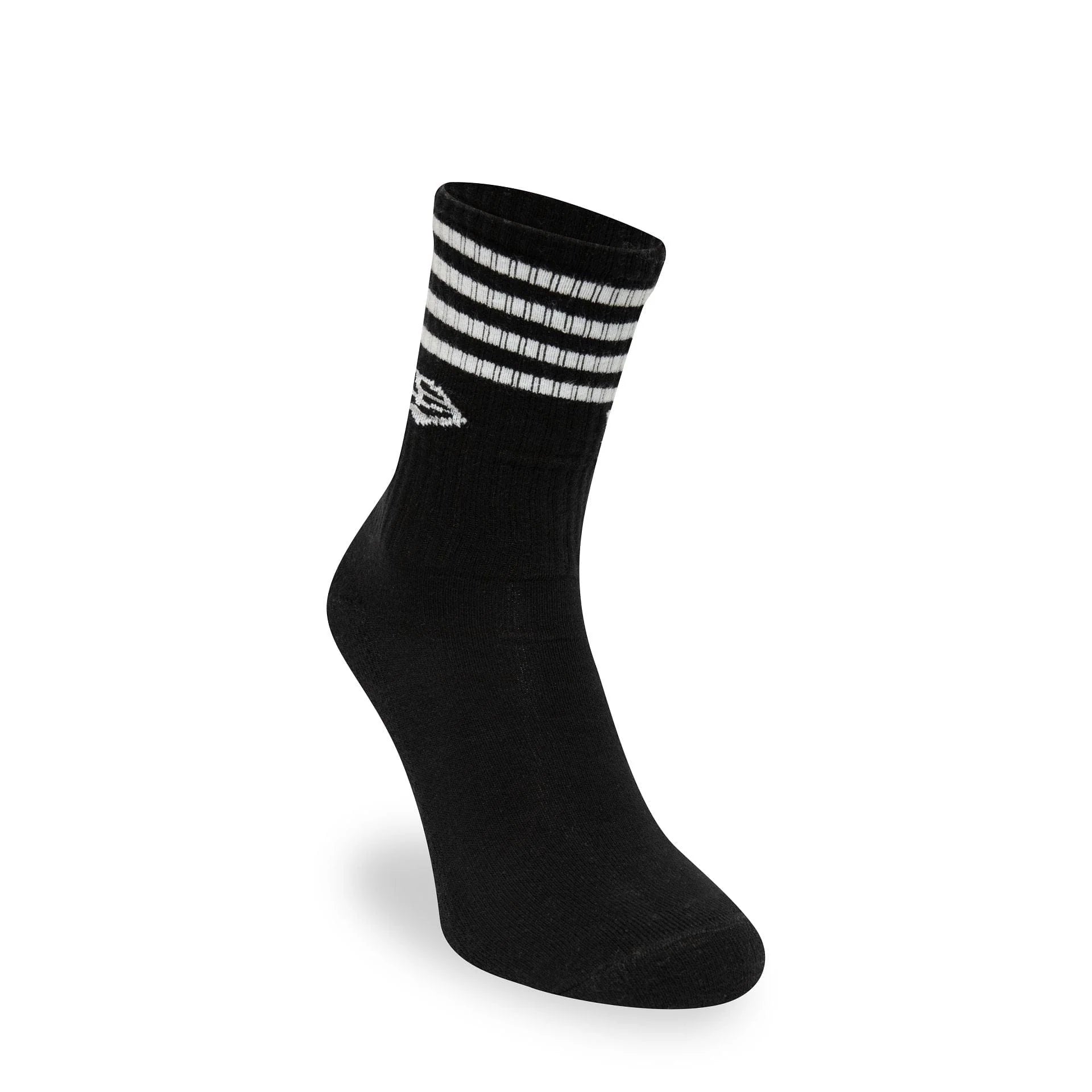 New Era - STRIPE CREW SOCK - 3 Pack - Black - Headz Up 