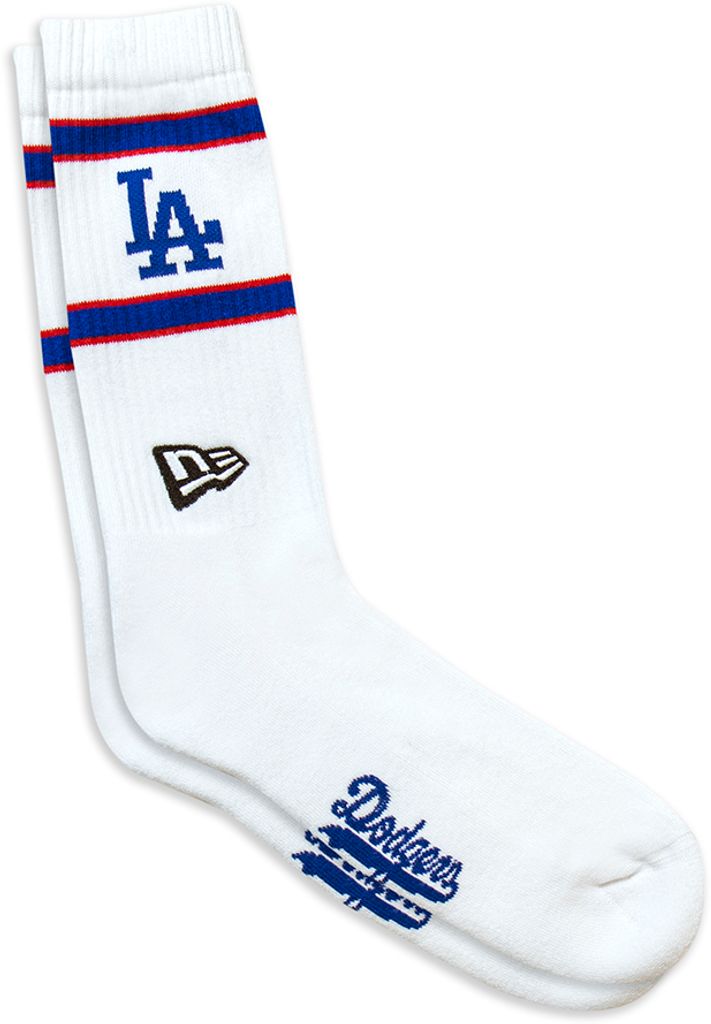 New Era - MLB Premium Sock - Los Angeles Dodgers - White - Headz Up 