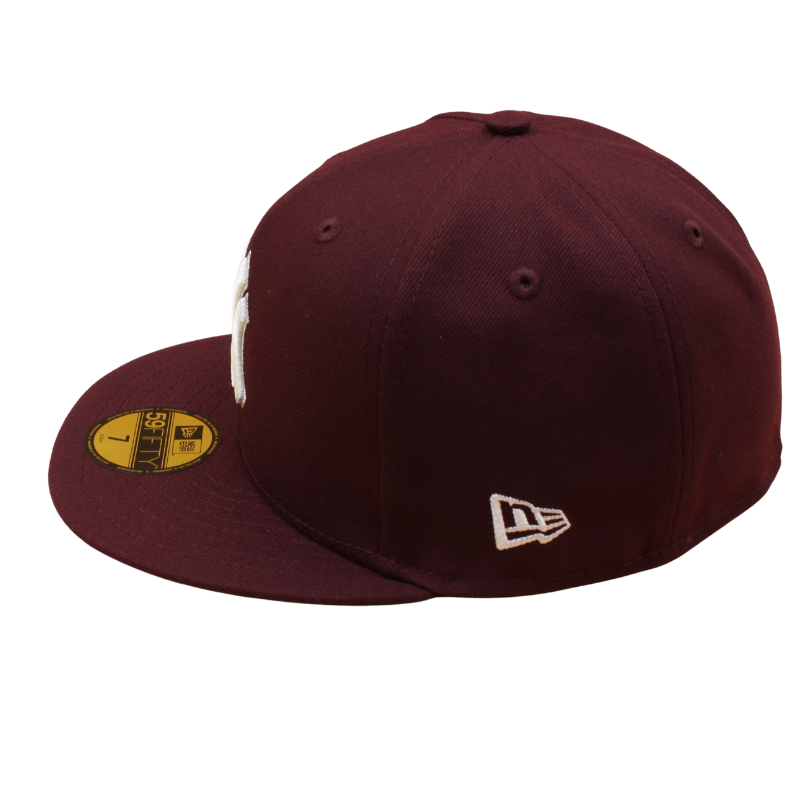 New Era - 59FIFTY Fitted - New York Yankees - Outline - Maroon/Grey UV - Headz Up 