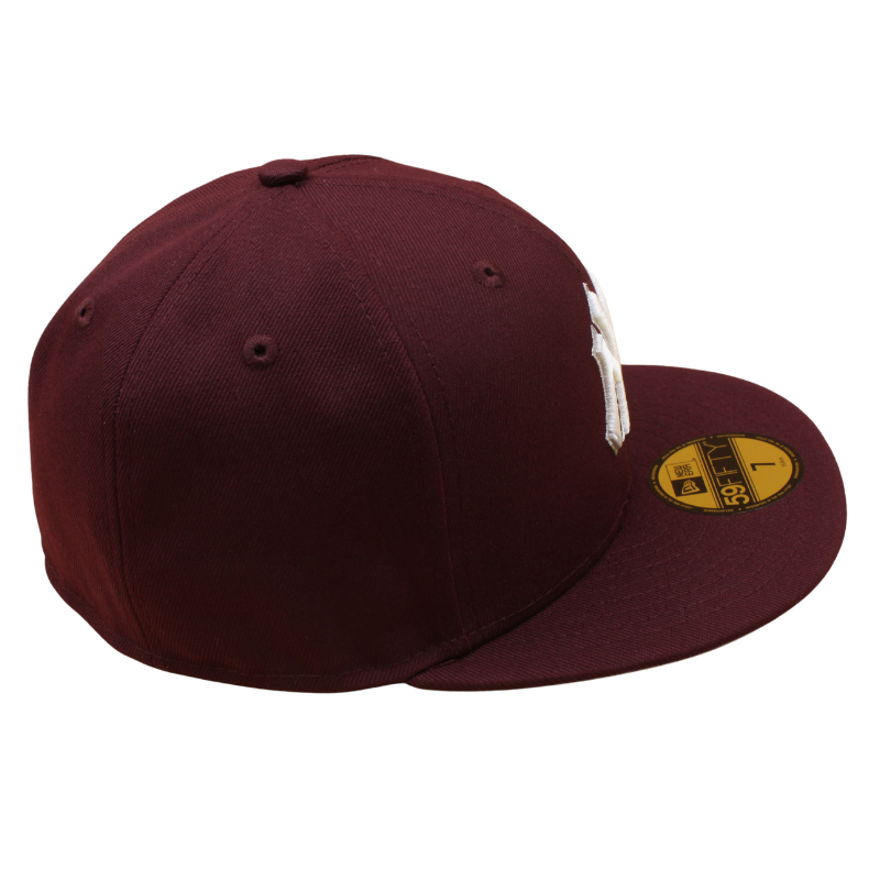 New Era - 59FIFTY Fitted - New York Yankees - Outline - Maroon/Grey UV - Headz Up 