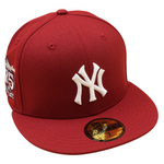 New Era - 59FIFTY Fitted - New York Yankees - YANKEE STADIUM 75TH - Brick Red Grey UV - Headz Up 