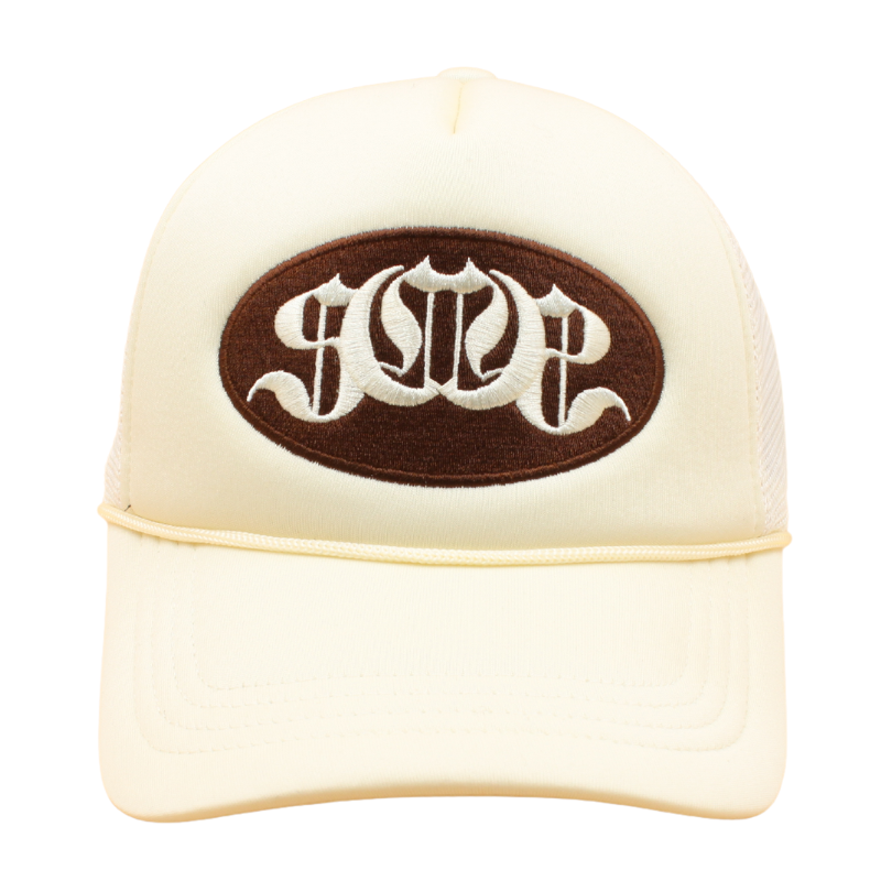 Stone/Brown Sabochini - Logo Trucker Cap - Headz Up 