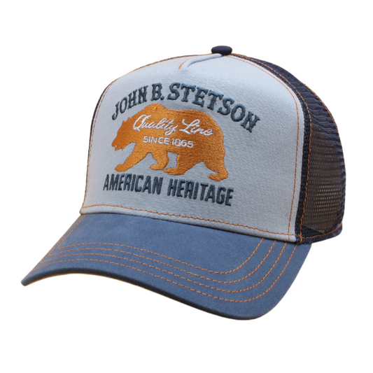 Stetson - Bear Trucker Cap - Blue - Headz Up 
