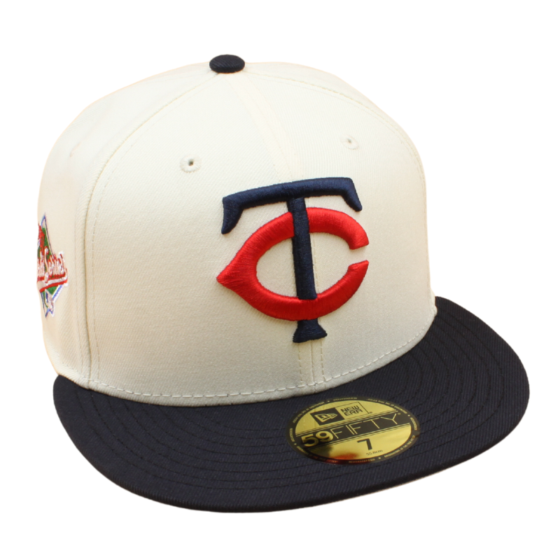 New Era - 59FIFTY - Minnesota Twins Cooperstown - World Series 1987 - White/Navy - Headz Up 