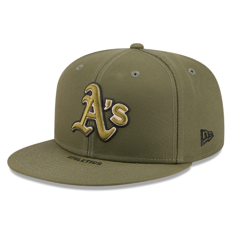 New Era - 59FIFTY - Oakland Athletics - ARMED FORCES - Olive - Headz Up 