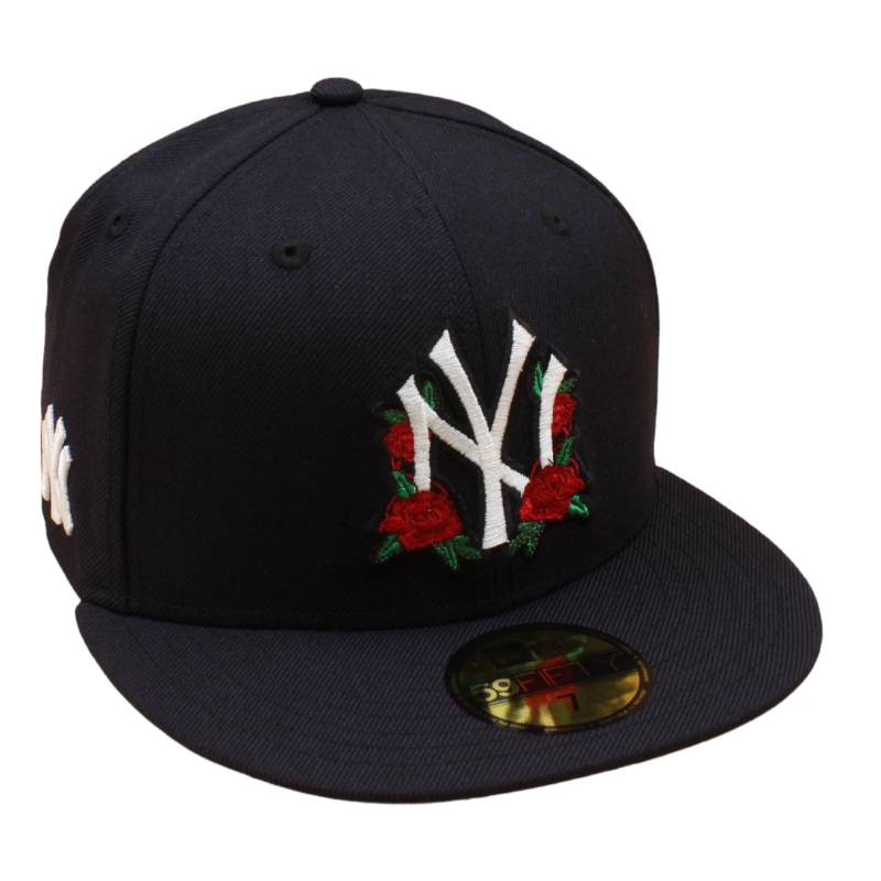 New Era - 59FIFTY - New York Yankees - Floral - Navy/Pink UV - Headz Up 