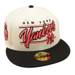 New Era - 59FIFTY - New York Yankees - 100th Anniversary Yankee Stadium - White/Black/Neon Pink - Headz Up 