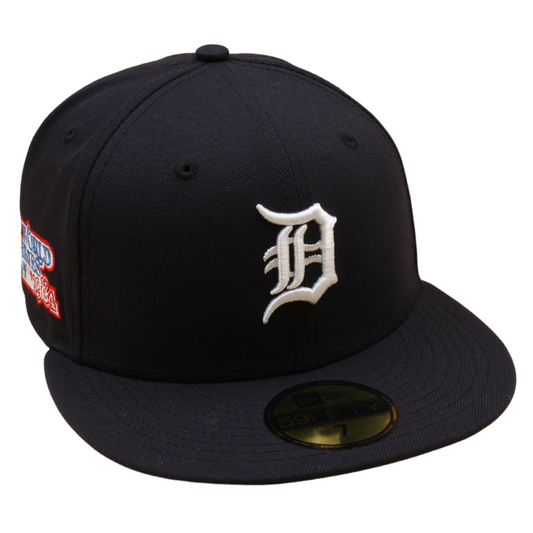 New Era - 59FIFTY Fitted -  Detroit Tigers - 1984 WS - Navy/Pink UV