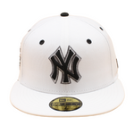 New Era - 59FIFTY Fitted - New York Yankees Cooperstown -  World Series 1999 - All White/Grey - Headz Up 