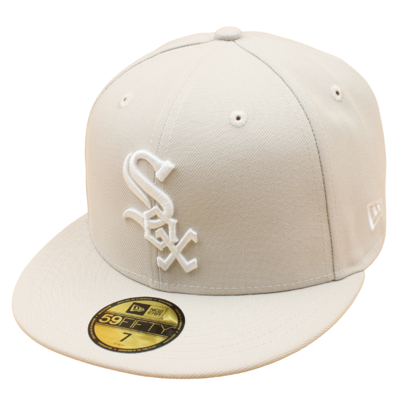 New Era - 59FIFTY Fitted - Chicago White Sox - Stone/Grey UV - Headz Up 