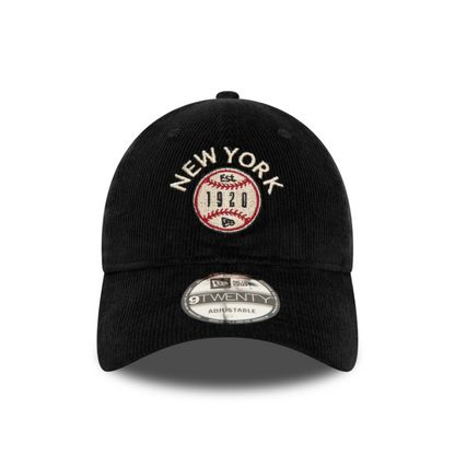 New Era - NE Cord - 9Twenty  Dad Cap - Black