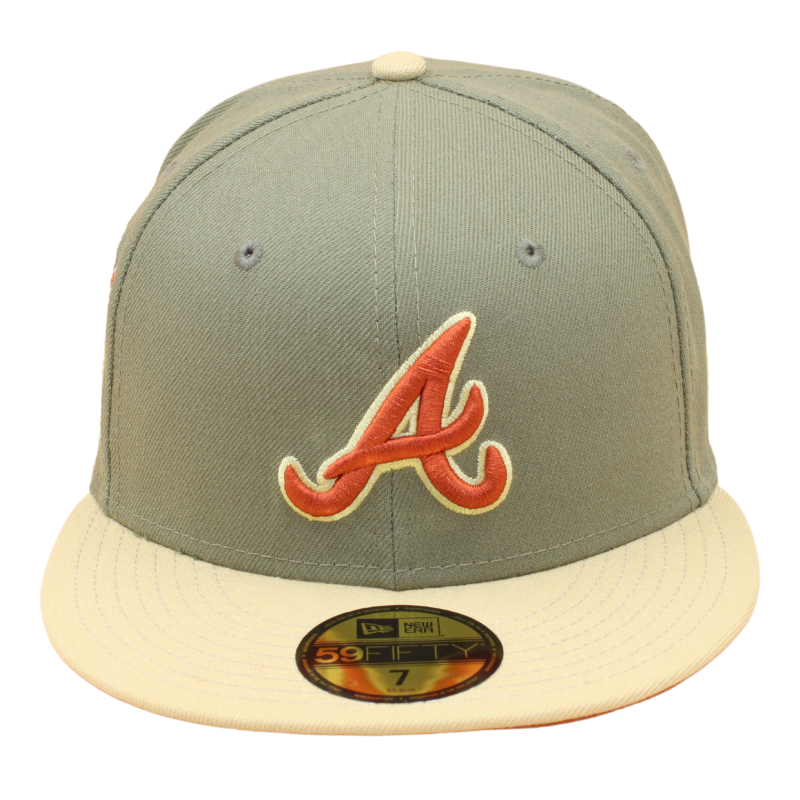 New Era - Atlanta Braves Cooperstown 59Fifty Fitted All Star Game 2000 - Moss Green/Khaki - Headz Up 
