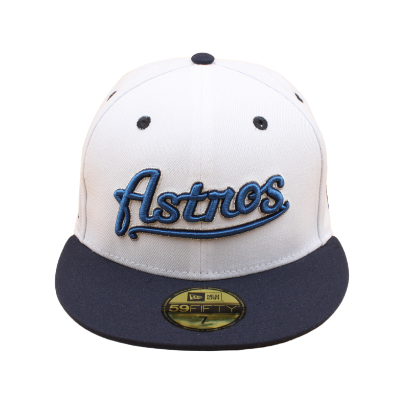 New Era - 59FIFTY Fitted Cap - Houston Astros -2000 Inaugural Season - White Night Shift - Headz Up 