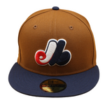 New Era - 59FIFTY - Montreal Expos - 25th Anniversary - Toasted Brown/Ocean Blue - Headz Up 