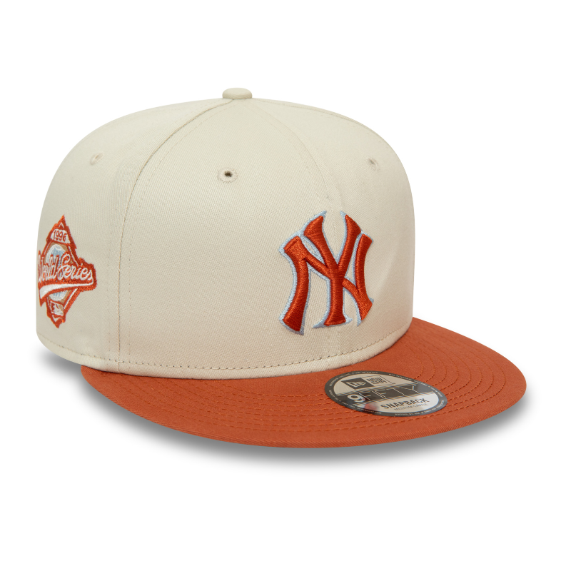 New Era - New York Yankees - 9Fifty Snapback MLB Patch - Light Beige - Headz Up 