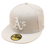 New Era - 59FIFTY Fitted - Oakland Athletics - Stone/Grey UV - Headz Up 