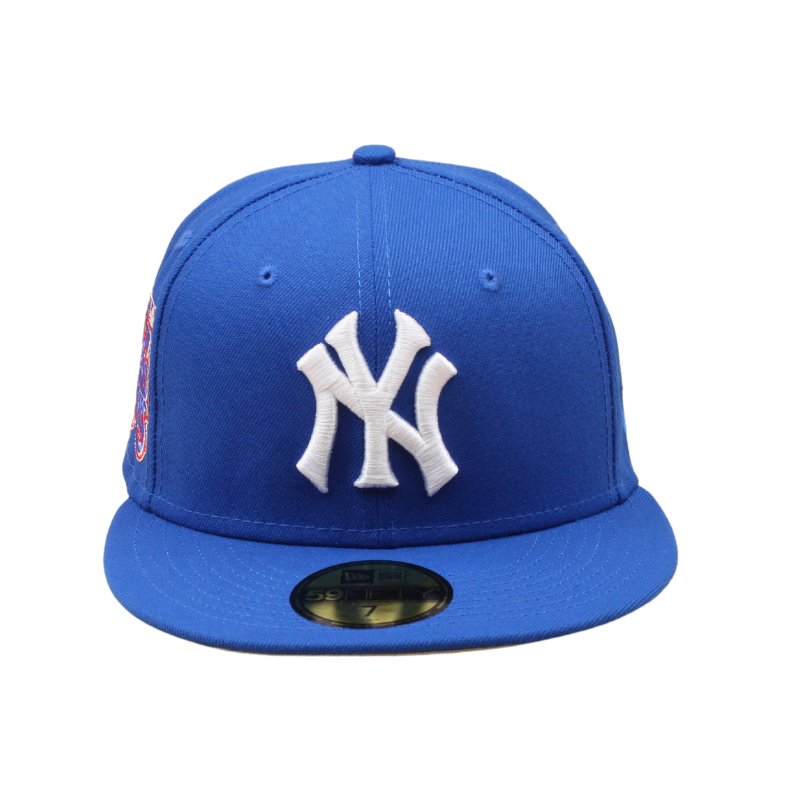 New Era New York Yankees Cooperstown 59Fifty Fitted 75th World Series - Azure Blue - Headz Up 