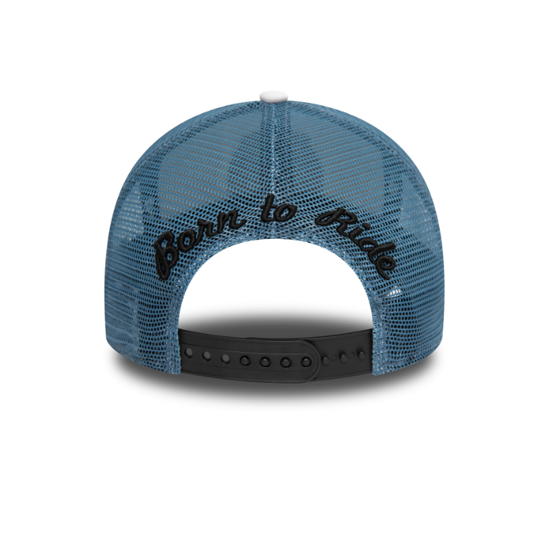New Era - Moto Guzzi - Trucker Cap - White/Blue/Black - Headz Up 