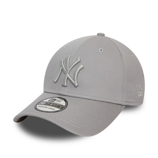 New Era - New York Yankees League Essential 39Thirty - Grey/Grey