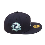 New Era - Atlanta Braves Cooperstown 59Fifty Fitted 150 Anniversary - Navy - Headz Up 