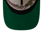 New Era 9FIFTY A-Frame snapback cap med Chicago Blackhawks logo i chrome og sort farve.